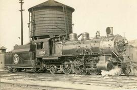 Great Northern Railway steam locomotive 1514 at Interbay, Washington in 1925.