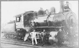 Northern Pacific steam locomotive 917, circa 1910.