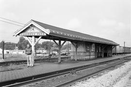 Burlington Northern Congress Park station at Brookfield, Illinois in 1972.