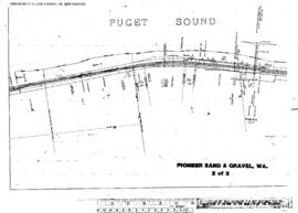 Plat Map of Northern Pacific Facilities at Pioneer S&G, Washington, 1923