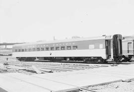 Northern Pacific Railroad Observation Car 749, circa 1956.