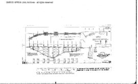 Northern Pacific Engineering Drawing: General Plan, Bridge 52 (54), West of Spire Rock, Montana, ...