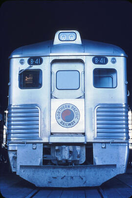 Northern Pacific Rail Diesel Car B-41 at Duluth, Minnesota, 1961