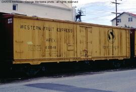 Western Fruit Express Refrigerator Car WFEX 65848 at Wenatchee, Washington, 1968