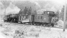 Great Northern Caboose X736 at Burlington, Washington, undated