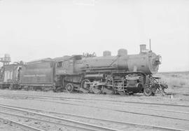 Northern Pacific steam locomotive 1682 at Tacoma, Washington, in 1952.