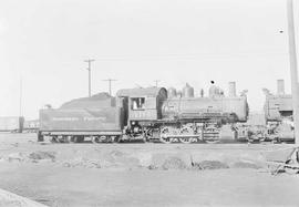 Northern Pacific steam locomotive 1114 at Duluth, Minnesota, in 1954.