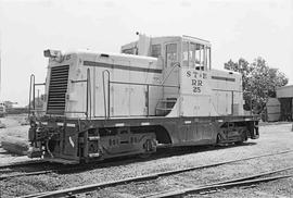 Stockton Terminal & Eastern Railroad Diesel Locomotive Number 25 at Stockton, California in A...