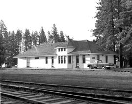 Great Northern Depot at Kettle Falls, Washington, 1958 or later