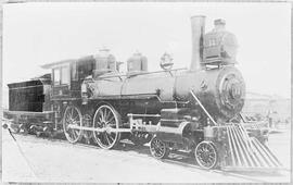 Northern Pacific steam locomotive 11, circa 1878.