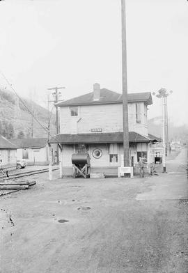 Northern Pacific station at Lester, Washington, in 1963.