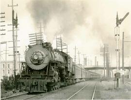 Great Northern Railway steam locomotive 2503 at Georgetown, Washington in 1934.