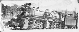 Northern Pacific steam locomotive 4016 at Lester, Washington, circa 1949.