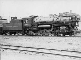 Northern Pacific  steam locomotive  1843 at Auburn, Washington, circa 1925.