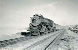 Great Northern Railway steam locomotive 2501 in Washington State, undated.