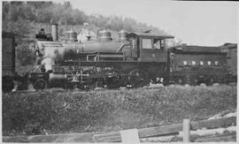 Bellingham Bay & British Columbia Steam Locomotive Number 9, circa 1910.