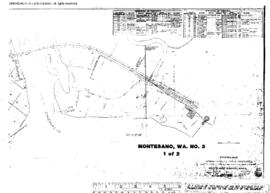 Plat Map of Northern Pacific Facilities at Montesano, Washington, 1914