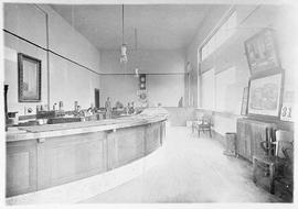 Northern Pacific ticket office at Tacoma, Washington, circa 1948.