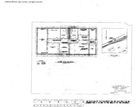 Spokane, Portland, and Seattle Railway Engineering Drawing, Beanery Into Depot at Wishram, Washin...