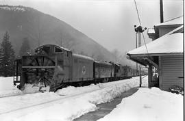 Northern Pacific rotary snow plow number 42 at Lester, Washington in 1972.