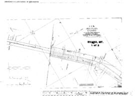 Plat Map of Northern Pacific Facilities at Evaro, Montana, 1909