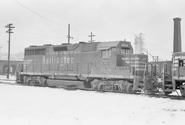 Burlington Northern diesel locomotive 2539 at Tacoma, Washington in 1971.