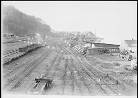 Northern Pacific freight yard at Tacoma, Washington, circa 1925.