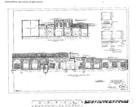 Great Northern Engineering Drawing, Engine House at South Klamath, Oregon, 1941