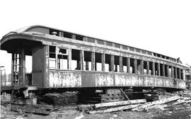 Pacific Coast Railroad passenger car number 10 at Black Diamond, Washington in 1937.