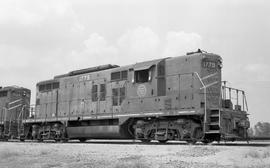 Missouri Pacific Railroad diesel locomotive 1779 at Alexandria, Louisiana on June 22, 1978.