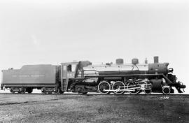 Alaska Railroad steam locomotive 901 builder's photo in September 1976.