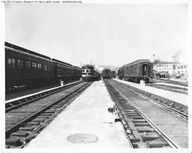 Great Northern Passenger Cars at Seattle, Washington in 1947.