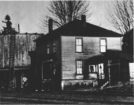 Pacific Coast Railroad servicing facilities at Maple Valley, Washington, circa 1935.