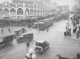 Seattle Municipal Railway cars, Seattle, Washington, circa 1925