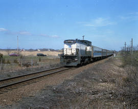 Long Island Rail Road diesel locomotive 169 in June 1988.