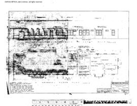 Milwaukee Road Engineering Drawing, Depot at Othello, Washington, 1957