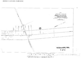 Plat Map of Northern Pacific Facilities at Sagemoor, Washington, 1903