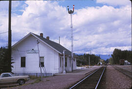 Great Northern Depot at Eureka, Montana, 1970