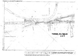 Plat Map of Milwaukee Road Facilities at Tanner, Washington, undated