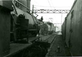 Chicago, Milwaukee, St. Paul and Pacific Railroad passenger train number 15, the Olympian, at Ren...