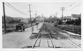 Seattle & Rainier Valley Railway tracks in Seattle, Washington, 1915