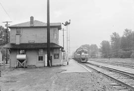 Burlington Northern station at Lester, Washington, circa 1972.