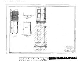 Great Northern Engineering Drawing, Depot at Glasgow, Montana, 1916