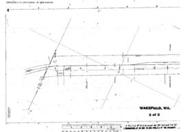 Plat Map of Great Northern Facilities at Wakefield, Washington, undated