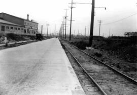 Seattle Municipal Railway Track, Seattle, Washington, 1920