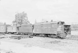 Northern Pacific Railroad Inspection Car at Tacoma, Washington in 1915.