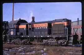 Great Northern Diesel Locomotive 5 at La Grange, Illinois, 1968