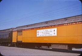 Milwaukee Road Baggage Car 1039, Bellingham, Washington, July 31, 1949