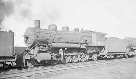 Northern Pacific steam locomotive 1617 at Auburn, Washington, circa 1939.