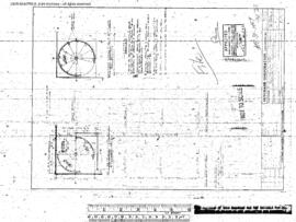 Burlington Northern Engineering Drawing, Unnamed Structure at Portland, Oregon, 1974